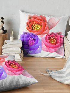 Water lilies Floor Pillow